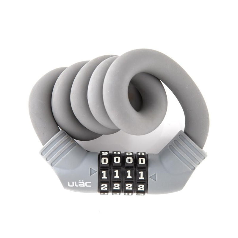 ULAC Lock 1970 Cable Combo 15mm x 60cm Grey