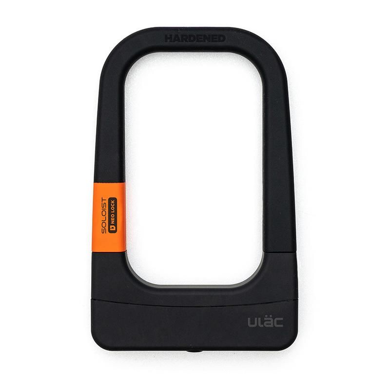 ULAC Lock Soloist Pro U-Lock Hardened Steel Key 100mm x 170mm Black / Orange