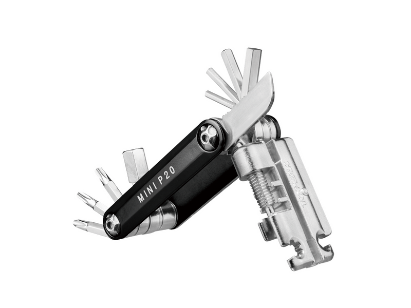 Topeak Multi Tool Mini P20 20 functions w/chainlink tool w/bag black