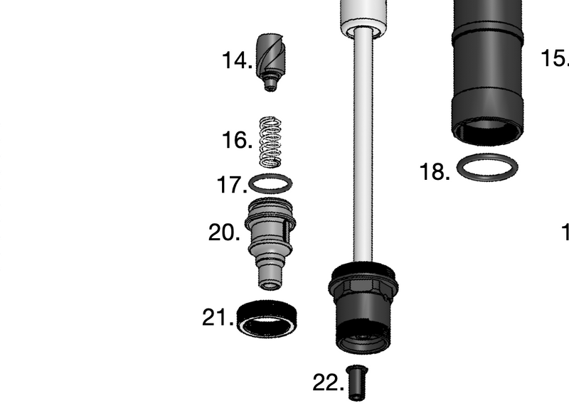 Crankbrothers Seatpost Highline Actuator Housing O-Ring (Part17)