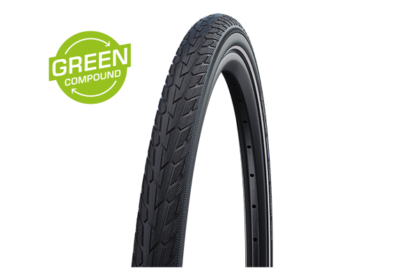 Schwalbe Tyre Road Cruiser 700 x 40 Wire Bead K-Guard Green Compoud TwinSkin Black-Reflex HS484