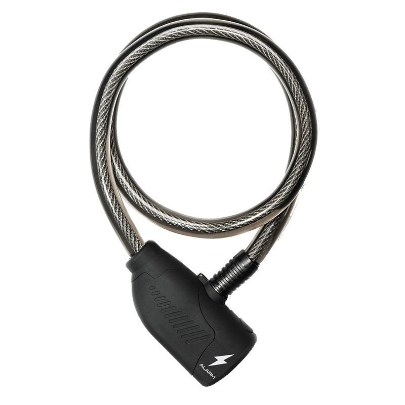 ULAC Lock The Bee Go 110 Decibel Alarm Cable Lock Key 12mm x 70cm Black