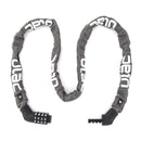 ULAC Lock Street Fighter Chain Hardened Steel Combo 5mm x 100cm Grey