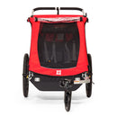 Burley Kids 2 Seat Trailer Honey Bee Red