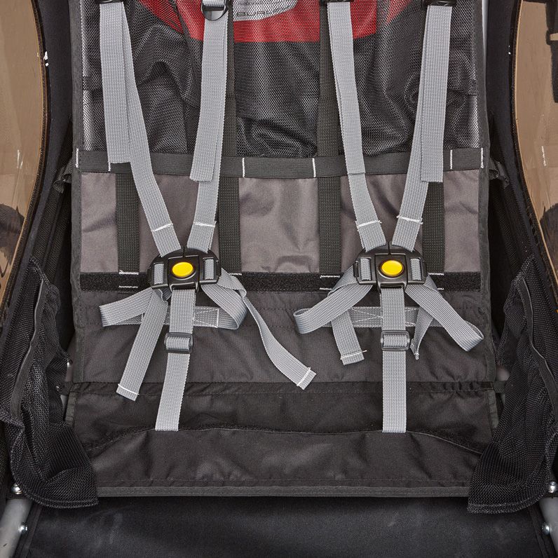 Burley Kids 2 Seat Trailer Honey Bee Red