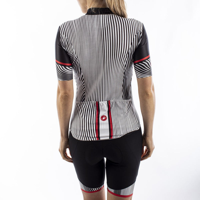 Castelli Jersey Illusione Womens Black/White