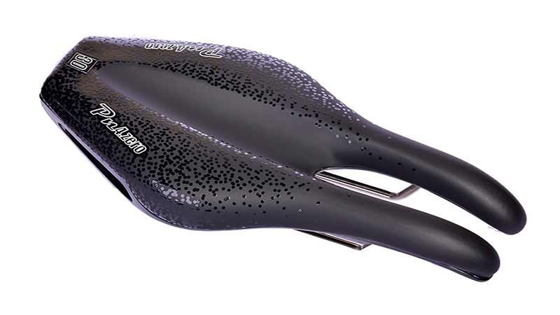 ISM Saddle PN 4.0 Black L-255 / W-125 Stainless Steel Alloy Rails
