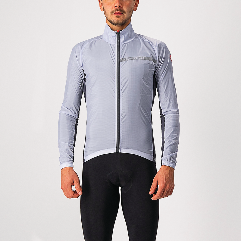 Castelli Jacket Squadra Stretch Electric Lime/Dark Gray