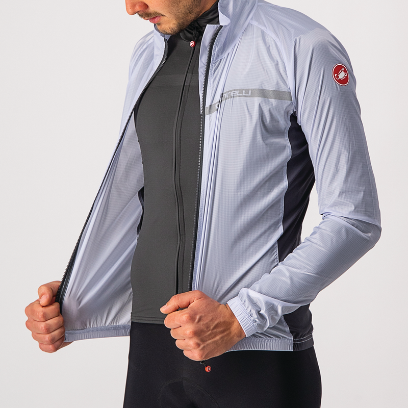 Castelli Jacket Squadra Stretch Electric Lime/Dark Gray