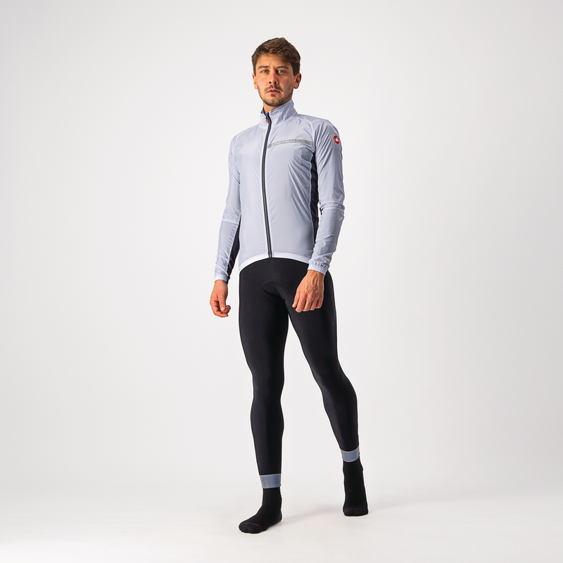 Castelli Jacket Squadra Stretch Electric Lime/Dark Gray