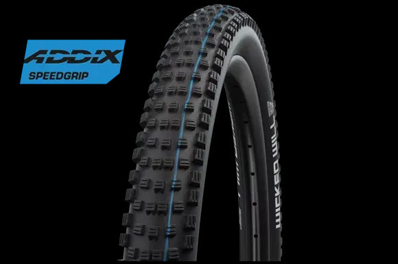 Schwalbe Tyre Wicked Will 29 x 2.4 Evo Super Race TLE 62-622 B/TS-SK HS614 ADDIX SpeedGrip 67EPI B