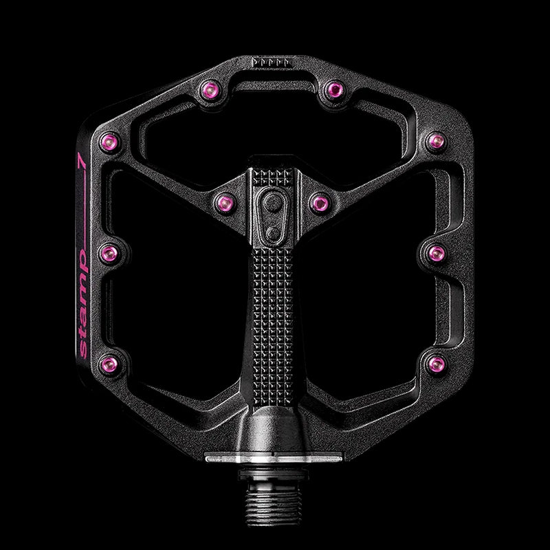 Crankbrothers Pedal Stamp 7 Small Seagrave Edition - Black/Pink