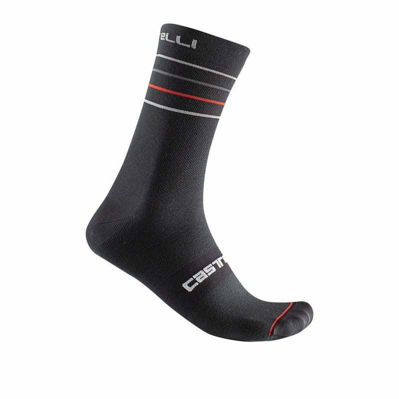 Castelli Sock Endurance 15 White/Black Red