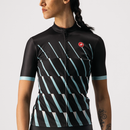 Castelli Jersey Pendio Women's Light Black/Sky Light-White