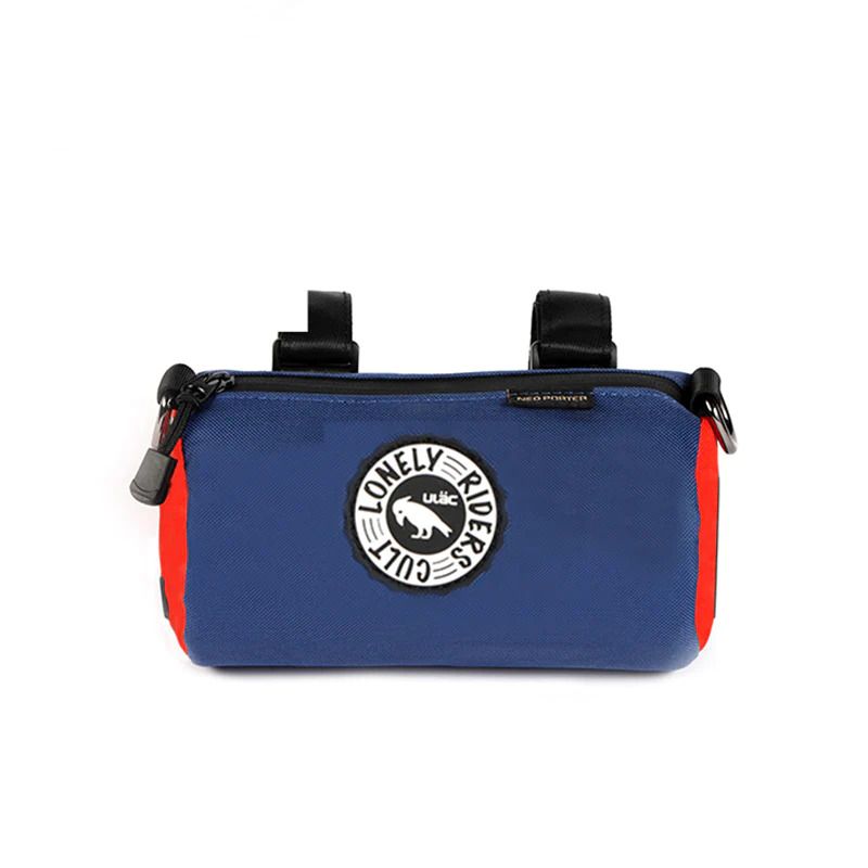 ULAC Handlebar Roll Bag 1.1L with Carabiner Black / Grey