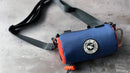 ULAC Handlebar Roll Bag 1.1L with Carabiner Navy Orange