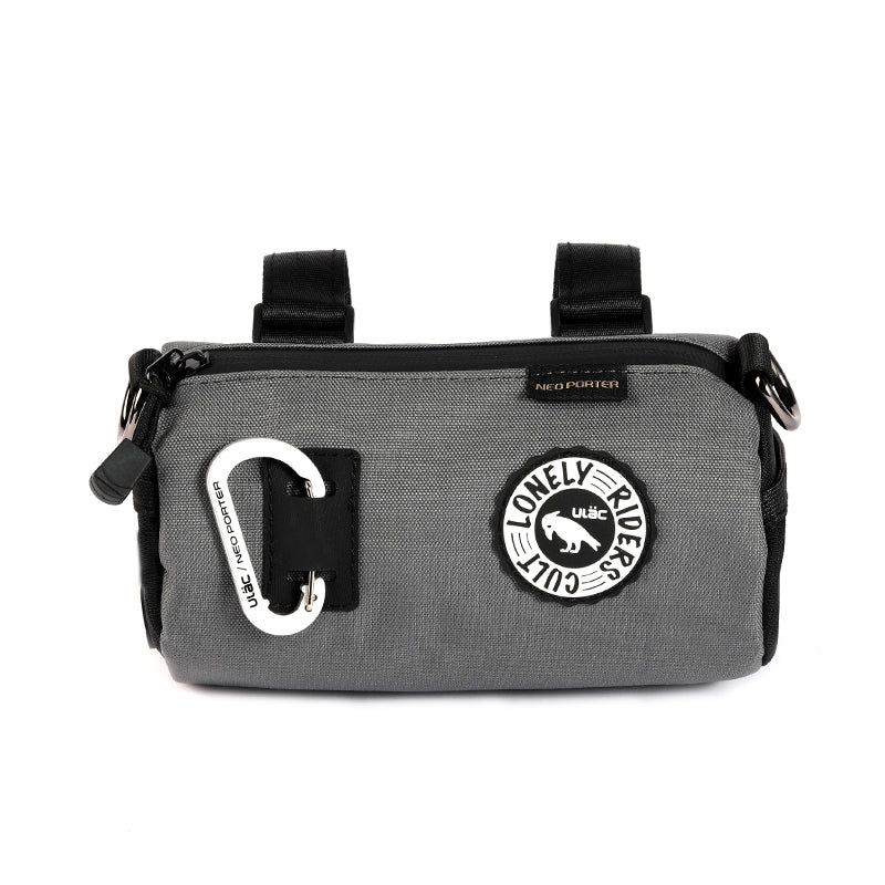 ULAC Handlebar Roll Bag 1.5L with Carabiner Grey / Black