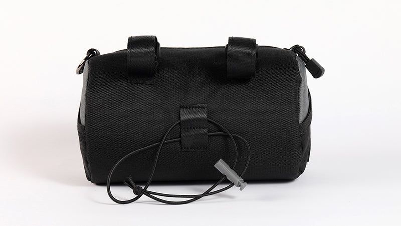 ULAC Handlebar Roll Bag 2.7L with Carabiner Black / Grey