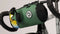 ULAC Handlebar Roll Bag 2.7L with Carabiner Dark Green / Black