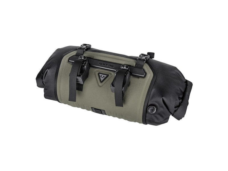 Topeak Bikepacking Frontloader 8L Green Handlebar mount bag w/waterproof bag