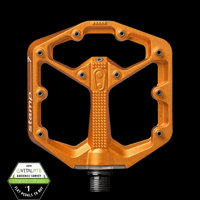 Crankbrothers Pedal Stamp 7 Small Orange