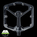 Crankbrothers Pedal Stamp 7 Large Splatter Paint Lime Green