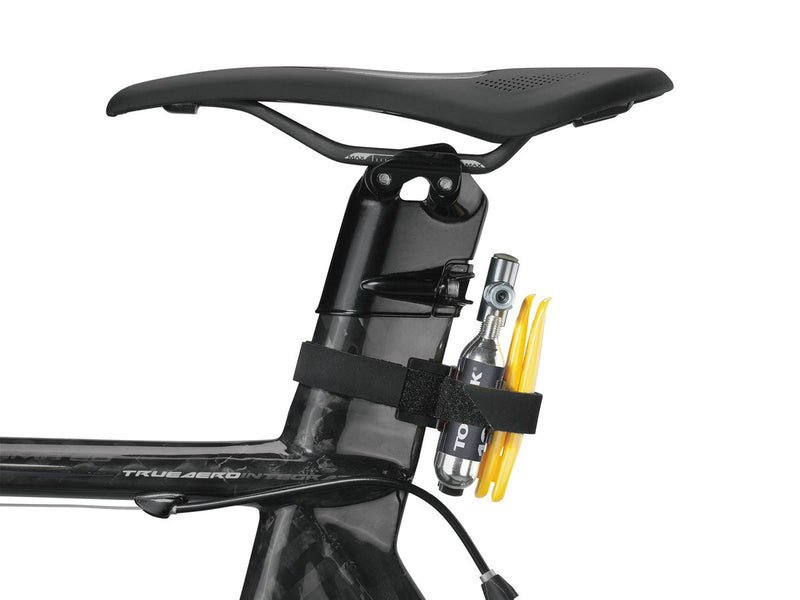 Topeak CO2 Airbooster Race Pod X Inflator + 2x Threaded 16g CO2 + 2x Tyre levers