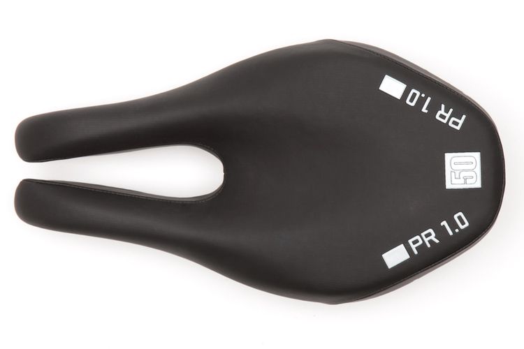 ISM Saddle PR 1.0 Black L-245 / W-130 Satin Steel Rails