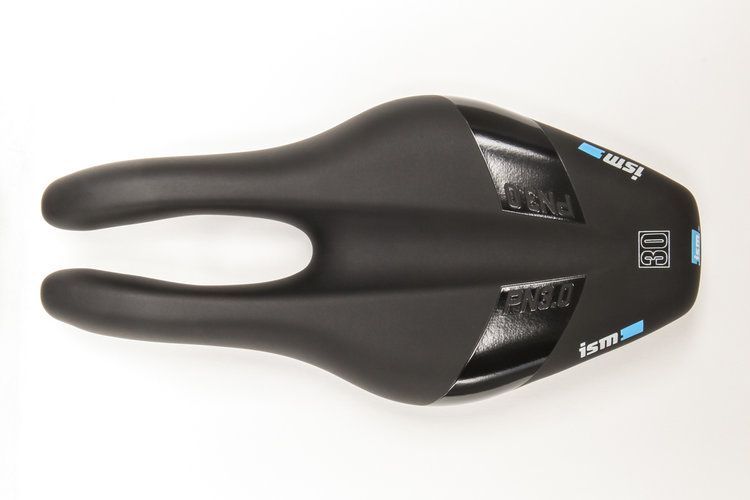ISM Saddle PN 3.0 Black L-255 / W-120 Stainless Steel Alloy Rails