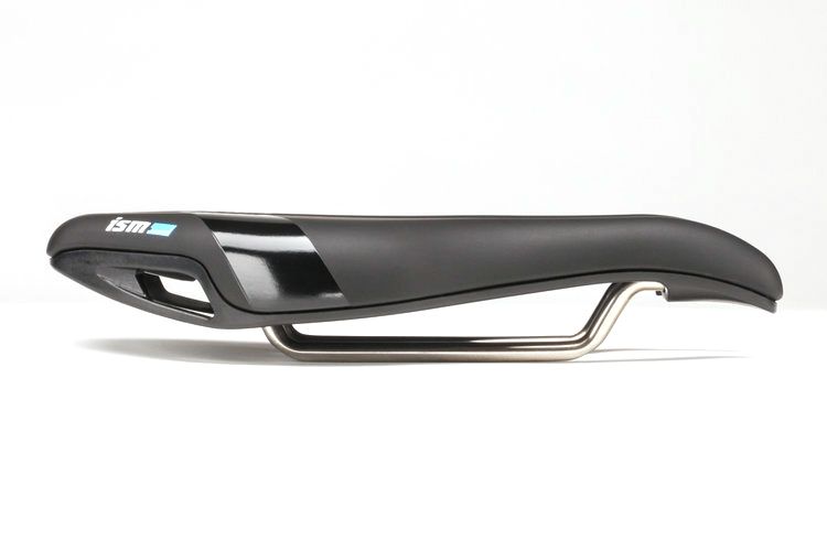 ISM Saddle PN 3.0 Black L-255 / W-120 Stainless Steel Alloy Rails