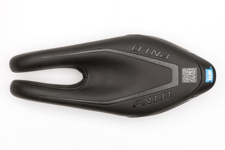 ISM Saddle PN 1.0 Black L-275 / W-110 Stainless Steel Alloy Rails
