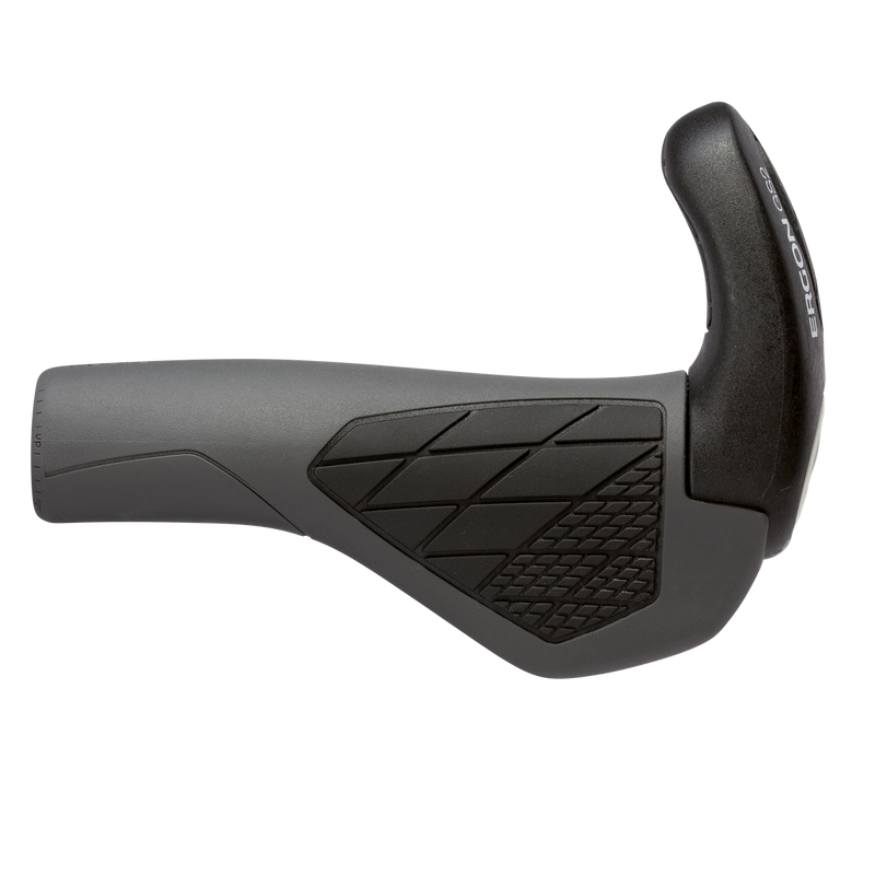 Ergon Grips GS2 Small Black/Grey With Bar End
