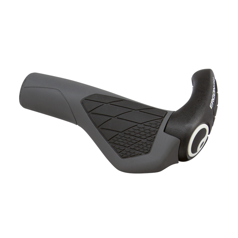 Ergon Grips GS2 Small Black/Grey With Bar End