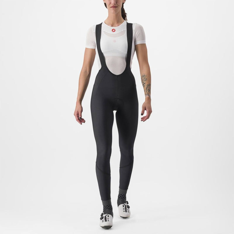 Castelli Women's Bibtight Velocissima DT Bibtight Black Reflex