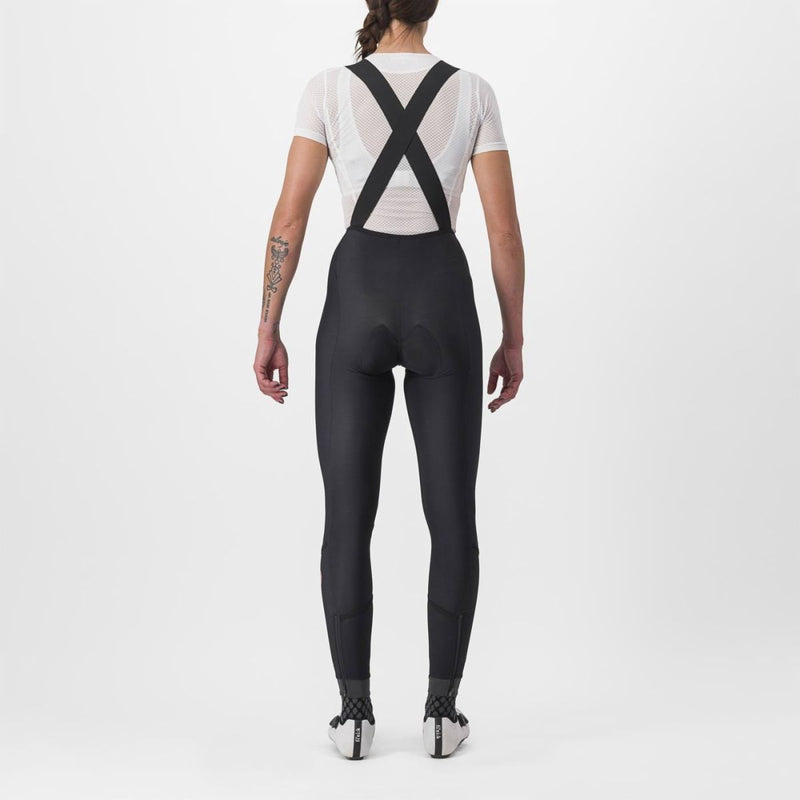 Castelli Women's Bibtight Velocissima DT Bibtight Black Reflex