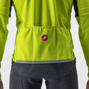 Castelli Jacket Perfetto RoS 2 Convertible Electric Lime/Dark Gray