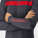 Castelli Men's Jersey Puro 3 FZ Red/Black Reflex