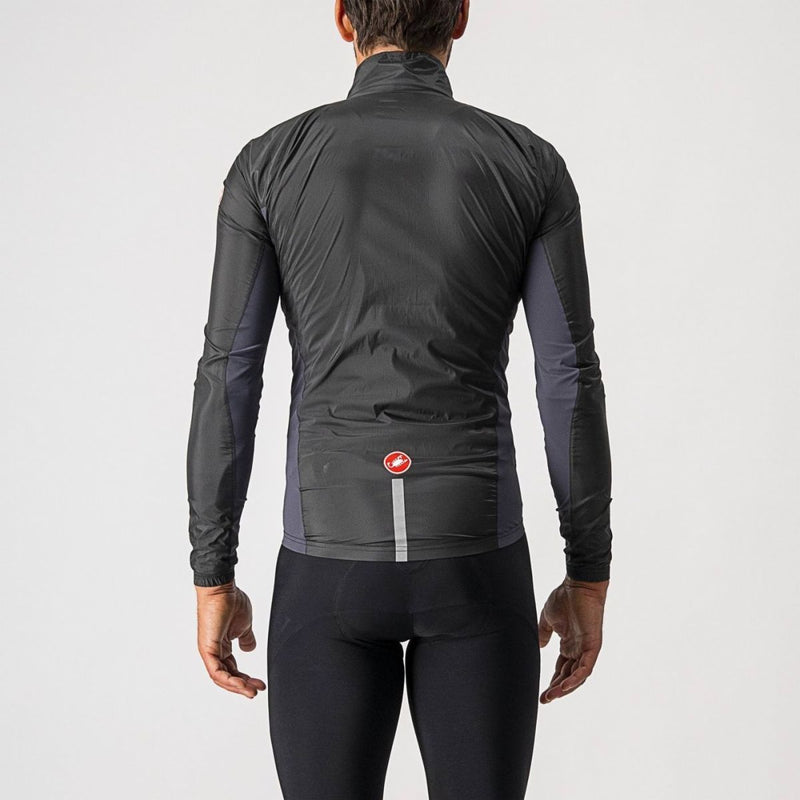 Castelli Jacket Squadra Stretch Electric Lime/Dark Gray