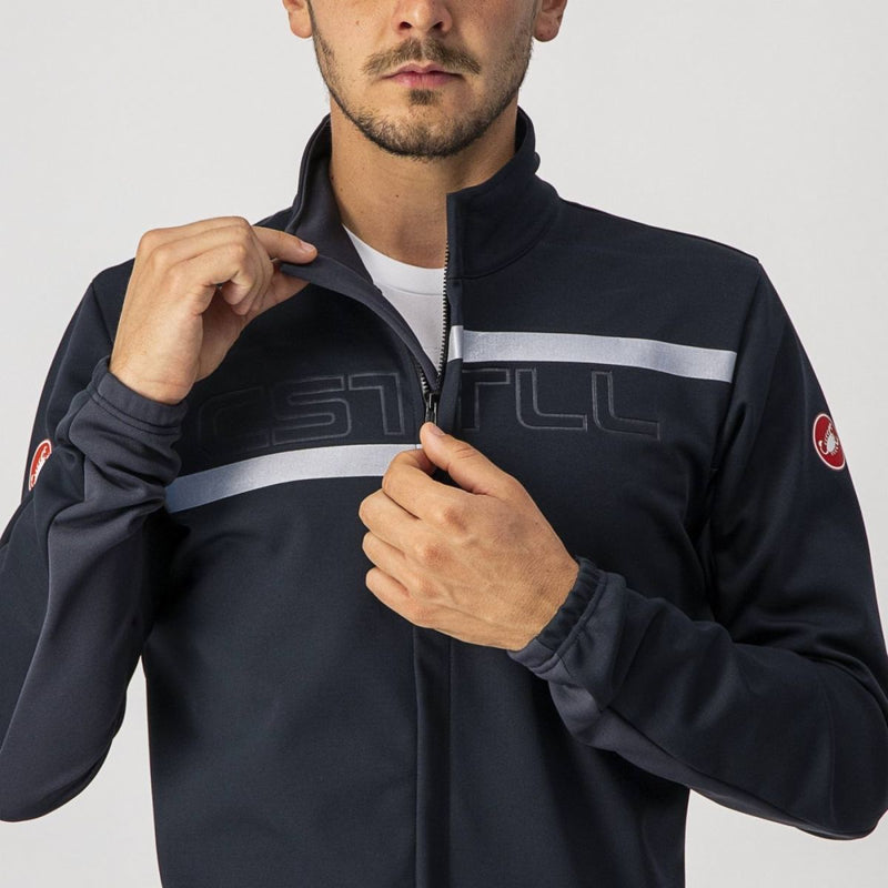 Castelli Jacket Transition 2 Light Black/Dark Gray-Silver Reflex