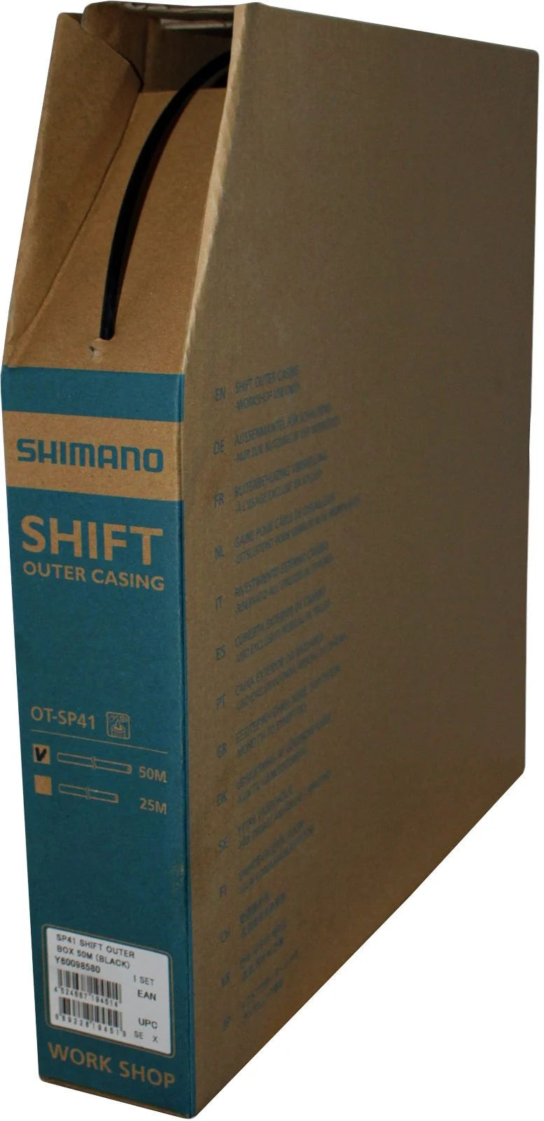 Shimano Workshop Shift Cable Housing Black (Bulk Pack 50m)